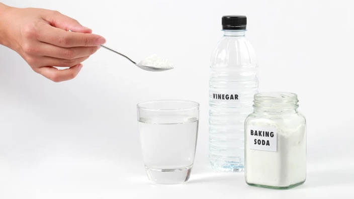 bicarbonato y vinagre para limpiar el inodoro