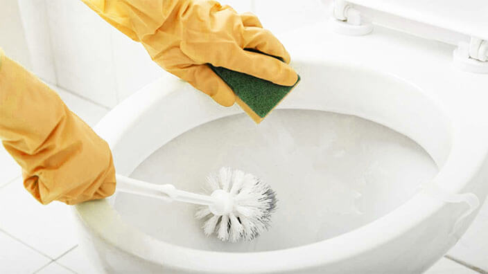 cómo limpiar el inodoro